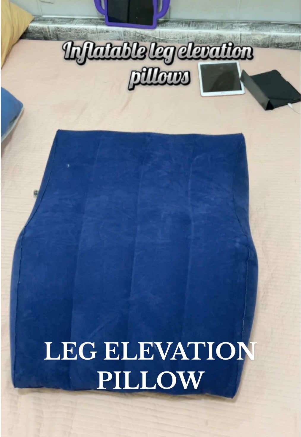 Multi purpose leg elevation pillows. #inflatablelegpillow #legelevationpillow #legpillow #fyp #viral 