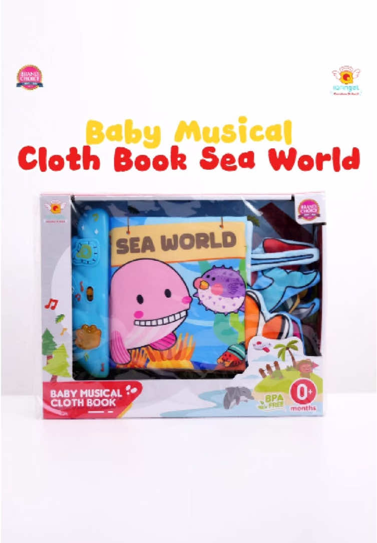 IQAngel Cloth Book : Solusi parents untuk meningkatkan perkembangan sensorik & motorik si kecil 😉 #iqangel #mainansensory #mainananak #mainanedukasi 
