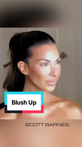 Blush, baby. 💁‍♂️ Using the Chic Cheek Palette + my blush brush to create that Snatural™ glow (yes, I trademarked it). Soft. Sexy. Natural. Snatural™. Came in with the #66 fan brush, blended with a touch of contour—just to perfect it. 👌 No eye makeup yet. Just foundation, blush, and sculpting—and she already looks pretty. #Snatural #ScottBarnes #makeup #makeuptutorial #Blush #mua 