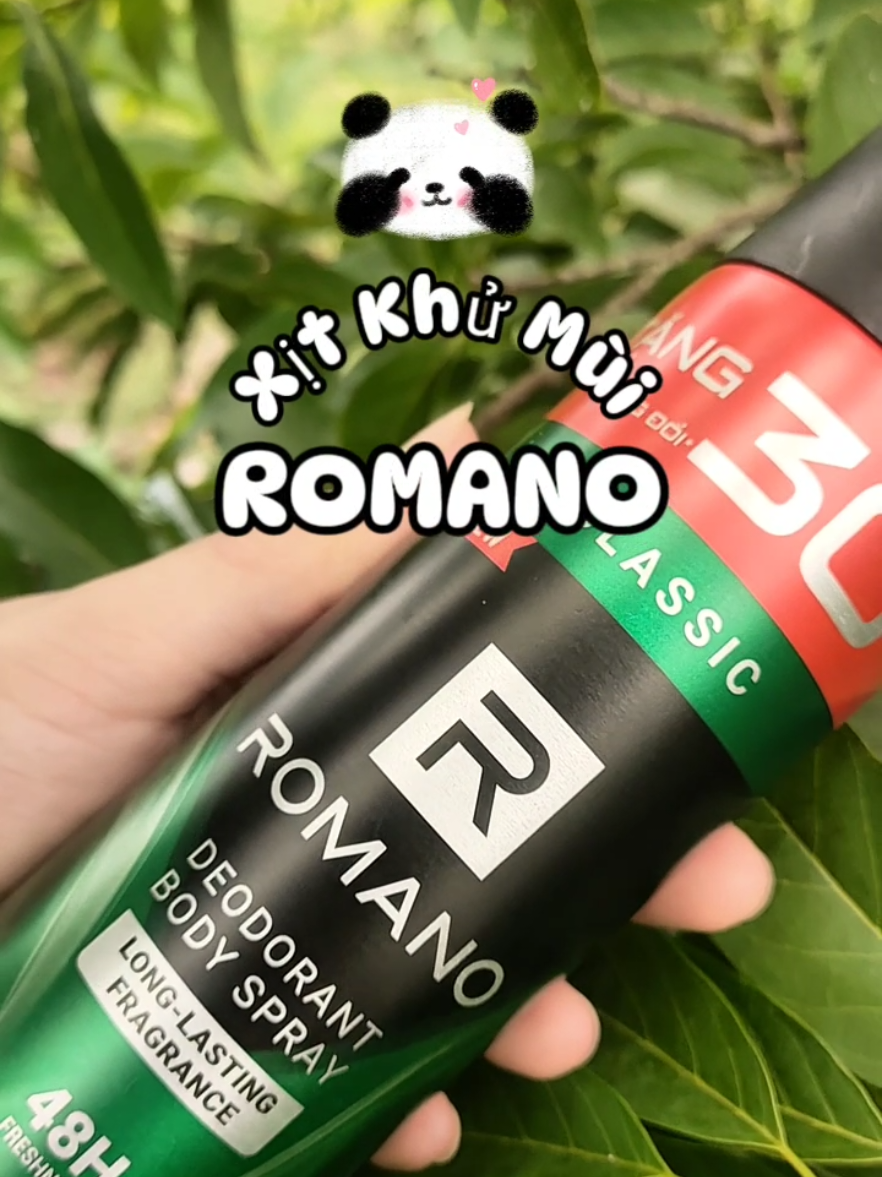 Xịt khử mùi Romano bảo bối giúp mấy anh thơm mát suốt ngày dài #xitkhumui #Romano #xitkhumuitoanthan #reviewtattantat #xuhuongtiktok #thinhhanh 