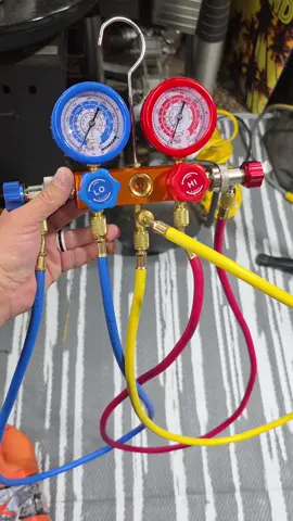 Dial in your AC system with the VEVOR 3-Way Manifold Gauge Set — built for R134A, R22, R12, and R502 refrigerants. With 5ft color-coded hoses, precision gauges, and quick couplers, it’s the perfect tool for recharging and evacuating car or home AC units like a pro. #acrepairtools #hvactech #freongauge #carmaintenancetools #vevortools @vevor shop 