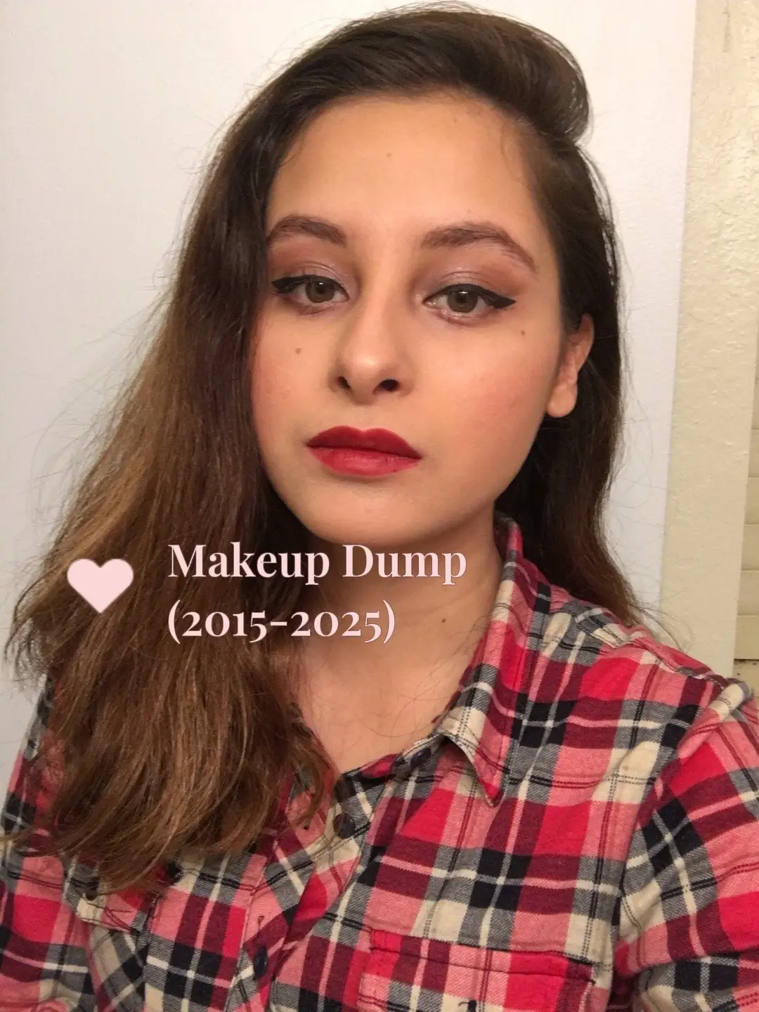 Makeup I’ve done over the years 🫶 (2015-2025) #makeupdump #makeuplooks #progress #makeupovertheyears #makeup #fyp #blushblindness 