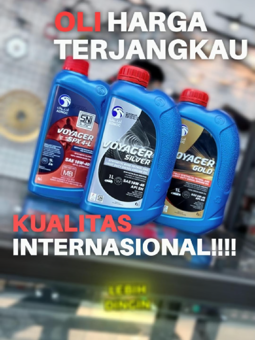 Pakai oli abal-abal? Siap-siap dompet jebol! 💸 Coba Oli ADNOC VOYAGER SPX 4T! ✅ Semi Synthetic ✅ Lebih hemat ✅ Adem, tarikan enteng! ✅ mesin dingin rasakan sensansinya sendiri!! Gas mampir tersedia pembelian Online Shop kita Yuk Mampir Mampir ke offline store kita juga : 📍ASTROCUSTOM MOTOR CIMANGGIS Google maps : Astrocustom motor Cimanggis Depok 📍ASTROCUSTOM MOTOR MARGONDA Google maps : Astrocustom motor Margonda Depok #OliMotor#OliMaticTerbaik #OliBeat #Scoopy #genio #Vario #servicemotor #MotorMatic #ReviewOli #olivoyager #astrocustom