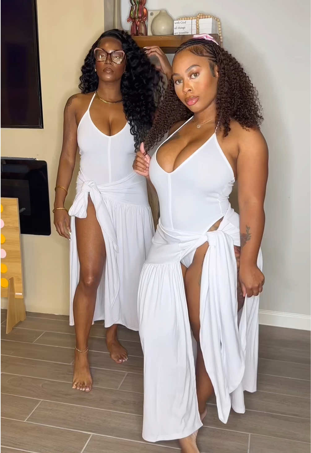 2 Besties 1 Dress 🤍 @Blackdiamondx_ #dotd #OOTD #maxidress #dresses #CapCut 