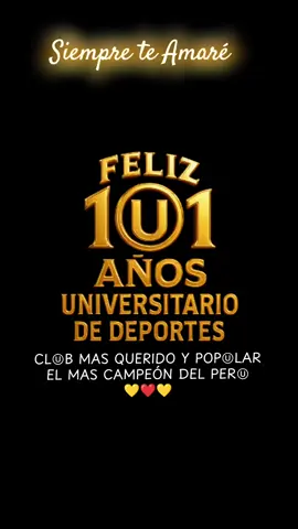 SIEMPRE TE AMARÉ UNIVERSITARIO  #teamouniversitariodedeportes #universitariodedeportes #u #lagarradelunicogrande #ydaleu #ydaleutodalavida #umivida #LIVEIncentiveProgram #LIVECanBeEasy #PaidPartnership 