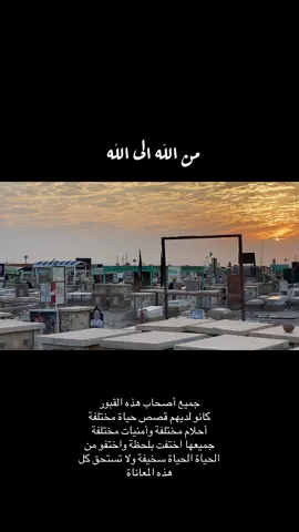 ماكو داعي تاذي احد علمود دنيه فانيه #مقبرة_وادي_السلام_النجف #نجف #مشاهدات 