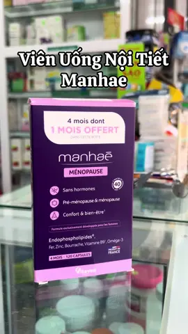 Viên uống Nooij tiết manhae phù hợp cho cả người có tt u xo, u nang nhé.#manhae #nộitiet #uxo #unang  #nhathuocthaiminh2 