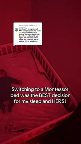 Replying to @ʀᴏꜱᴇ ᴠᴀʟᴇɴᴛɪɴᴇ 777 we’ve gotten more sleep in the last 4 days then we have in the past 8 months switching to a floor bed. #montessoribed #TikTokShopBackToSchool #tiktokshopcreatorpicks 