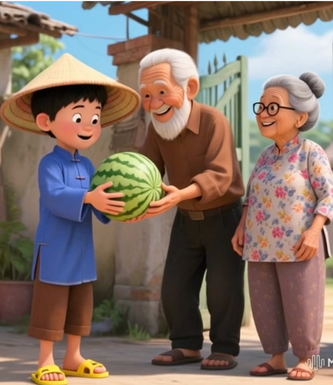 Video bài thơ, ca dao, đồng dao AI. Bài thơ: Đi cầu đi quán|Đi bán lợn con. Mọi người cùng xem nhé! #HườngCR #VideobaithoAI #baithothieunhi #fyp #AI2025