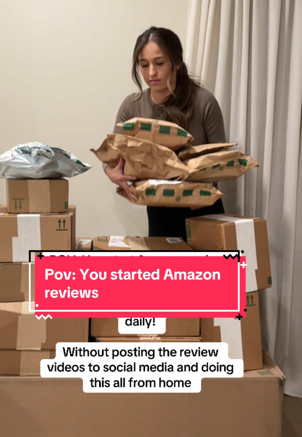 Here's How ✨ Amazon has a program where you can make quick videos of items you already own Just think of all the things in your home you could make a video about... appliances, pet supplies, clothing, toys, and more! By making these simple videos of items I already had at home... I made over $1000 in my very first month and $2000 in my second month. On top of earning from videos, this also happened... Amazon sellers started sending me free products for a video. I've received over 500 free products already And the best part is... ✅You don't need thousands of followers to join the program. ✅You don't post these videos to social media Now I get to help other women do this too! P.S. Just shared on my stories: one of my students got over $1,000 + in products in just one day! Want all the details? Comment 
