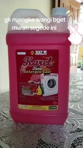 #guncang6bunus #karel jhon detergen cair loundry 5 liter, pakain bersih wangi ada 3 varian, cek keranjang kuning 