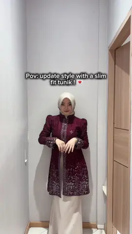 rekomendasi tunik yg cuttingannya cakep bgt 🤩🔥#batikmodernwanita #fyp #foryoupage #outfitideas #batik 