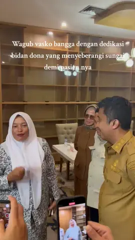 Wagub vasko bangga dengan bidan dona  #vaskoruseimy #wagubsumbar 