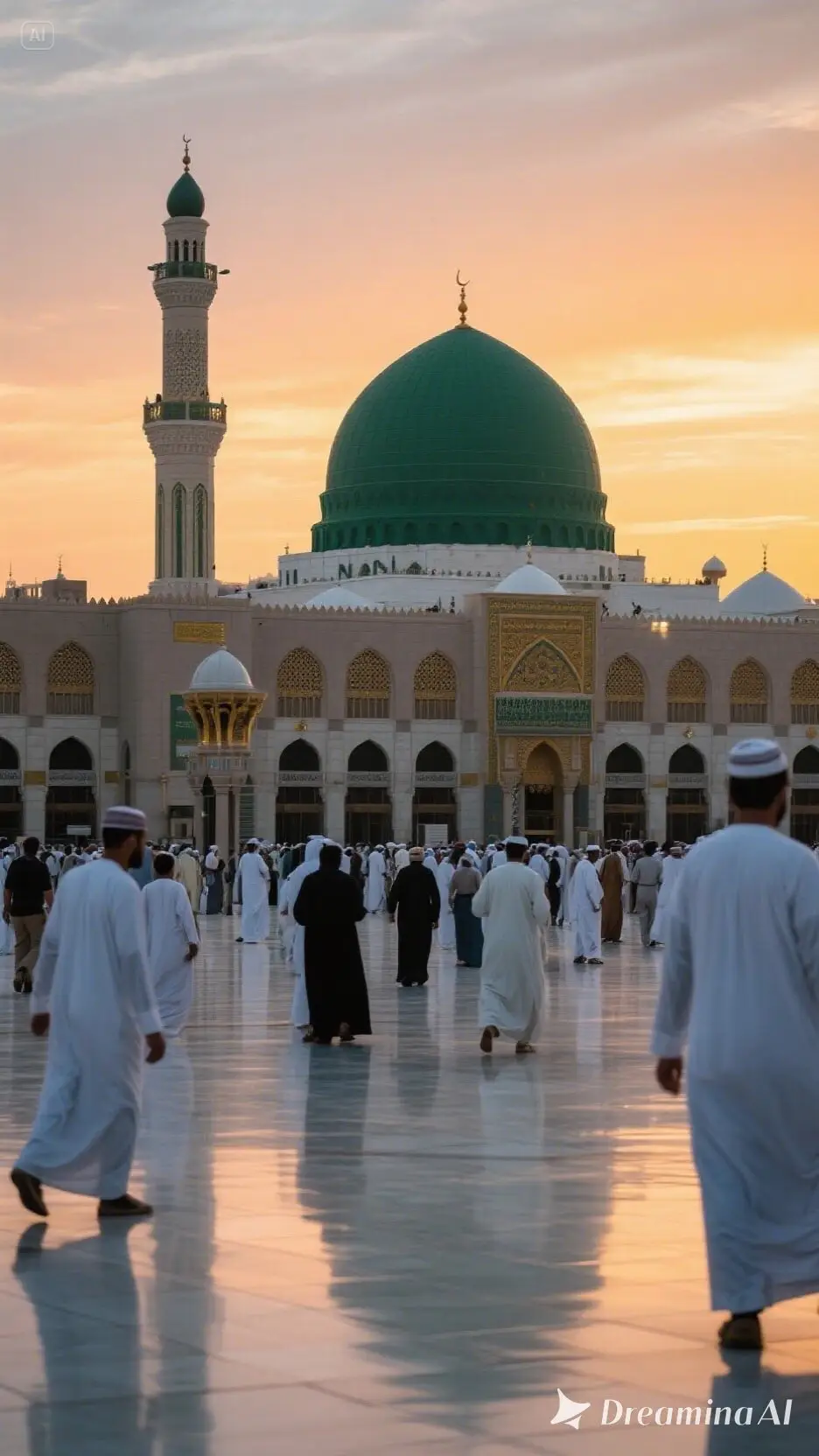 This image capture the majestic beauty of masjid al-Nabawi,the prophet’s Mosque,located in the holy city of Madinau#foryou #islambadbeautyofpakistan #blogger #pakistan #beauty #islamabad 