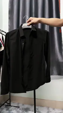 Áo sơ mi tay dài trơn, chất vải lụa, mềm mịn lịch sự #aosominam #aonamdep #aosominamdep #xuhuong #foryou 