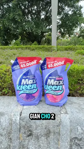 Combo 2 túi nước giặt Maxkleen giá hời lại được tặng quà#nuocgiatxa #nuocgiatmaxkleen #maxkleen
