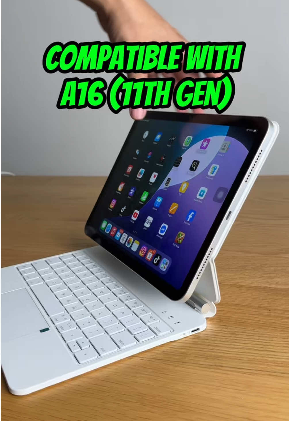 Magnetic keyboard , compatible with A16 (11th Gen)   Ipad sale kaya nag hahanap ka na ngayon ng ipad accessories  #ipad #magnetickeyboard #ipadadult  #ipadsale 