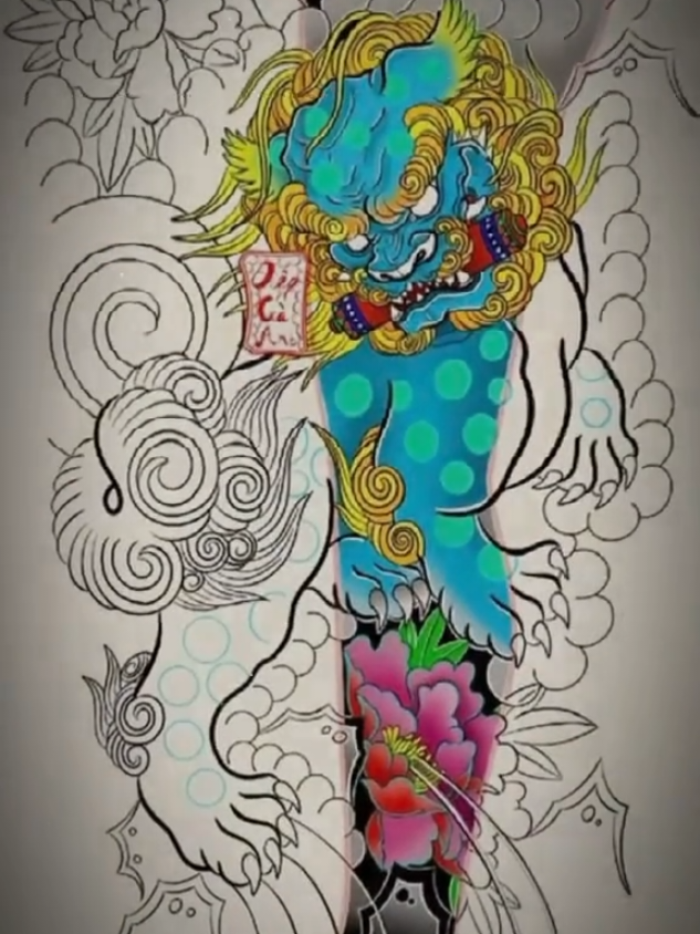 Mẫu Kì Lân Full Chân Cho ae #hinhxamdep #xamhinhnghethuat #tattoo #xuhuongtiktok 