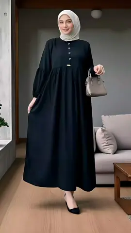 MIDI DRESS BAHAN RAYON TWILL PREMIUM #mididress #dress #dresspremium #dreswanita #dressmurah 