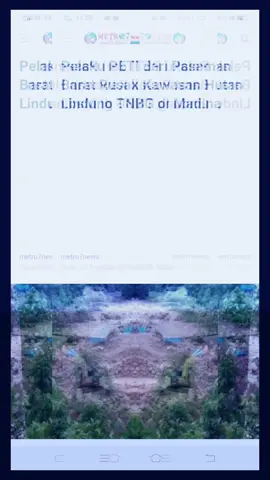 Pelaku PETI Dari Pasaman Barat Rusak Kawasan Hutan Lindung TNBG Di Madina Metro7News.com, Madina. Perusakan kawasan hutan Taman Nasional Batang Gadis (TNBG) di Wilayah Aek Bontar Desa Batahan Kecamatan Kotanopan Kabupaten Mandailing Natal (Madina) oleh pelaku Penambangan Tanpa Izin (PETI) yang berasal dari Pasaman Barat masih terus berlangsung tanpa ada rasa gentar terhadap sanksi Hukum yang ada. Meskipun dalam Undang - Undang Republik Indonesia (UU RI) Nomor 3 Tahun 2020 tentang perubahan atas UU RI Nomor 4 Tahun 2009 tentang Pertambangan Mineral dan Batubara (Minerba) telah diatur pasal 158 yang memuat sanksi pidana penjara dan denda bagi setiap orang yang melakukan aktivitas penambangan tanpa izin resmi dari pemerintah, tetap tidak membuat pelaku PETI berhenti melakukan operasi penambangan. Berdasarkan informasi yang diperoleh dari Masyarakat, di ketahui bahwa pemodal atau pelaku PETI di Kawasan Hutan Lindung TNBG adalah warga yang datang dari Kabupaten Pasaman Barat Provinsi Sumatera Barat berinisial M dan D. 