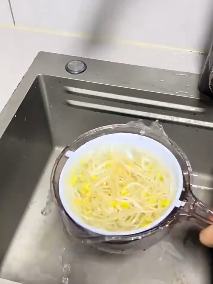 新款家用沥水篮双层洗菜盆淘米沥水洗菜三合一食品级蔬菜沥水篮