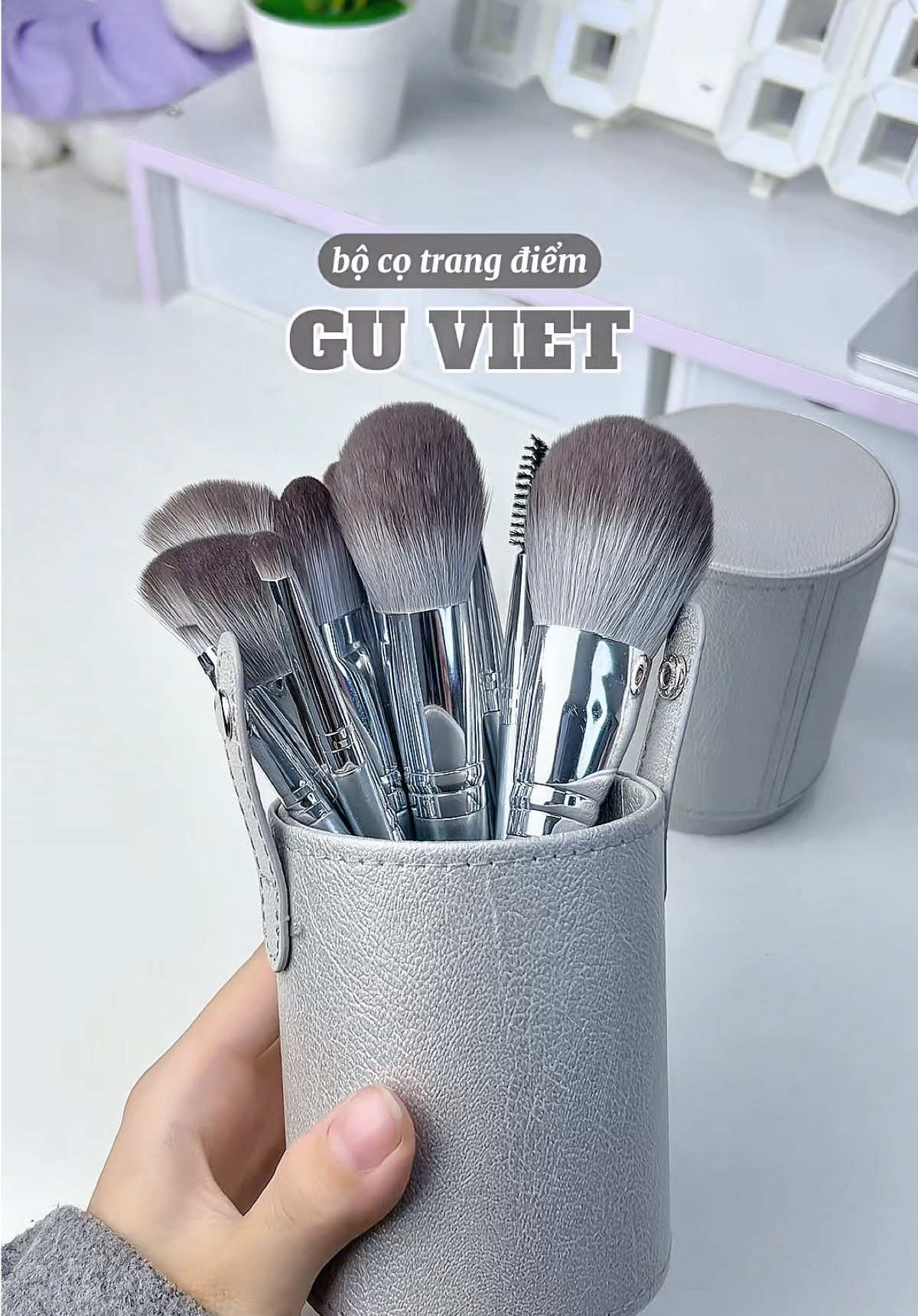 bộ cọ trang điểm 14 cây nhà Gu Việt🩶✨ #guviet #bocotrangdiem #bocotrangdiem14cay #cotrangdiem #comakeup #coguviet #makeup 
