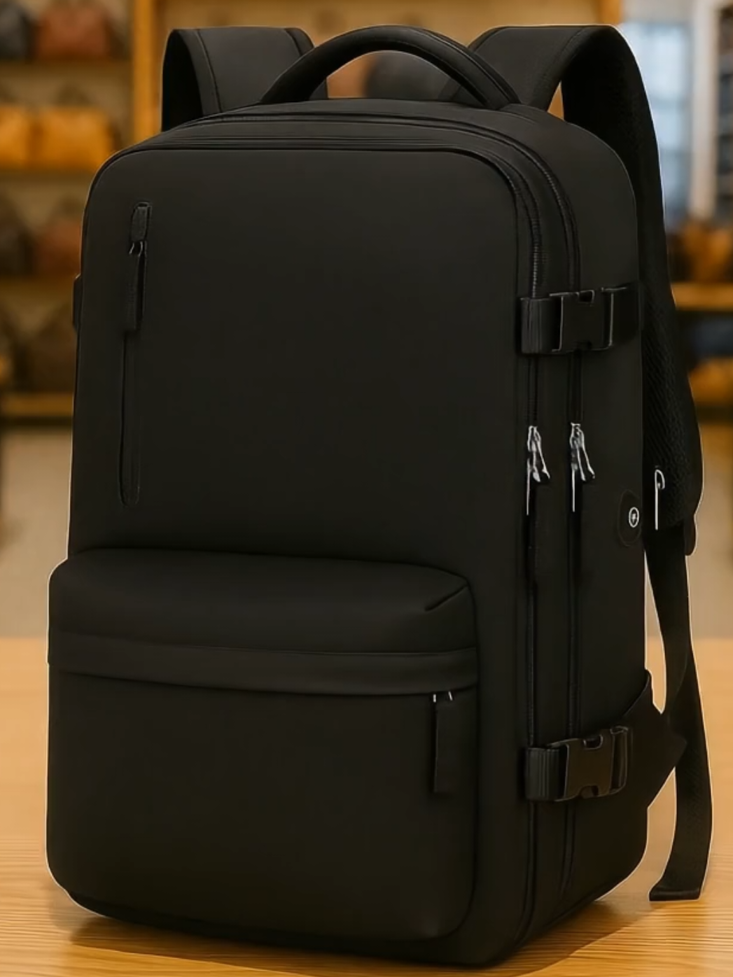 LEXY Tas Ransel Traveling Wanita With USB Port Waterproof Multi Fungsi Expandable Backpack #tasrangsel #tastraveling #taswanita #taswaterproof #tashitam 