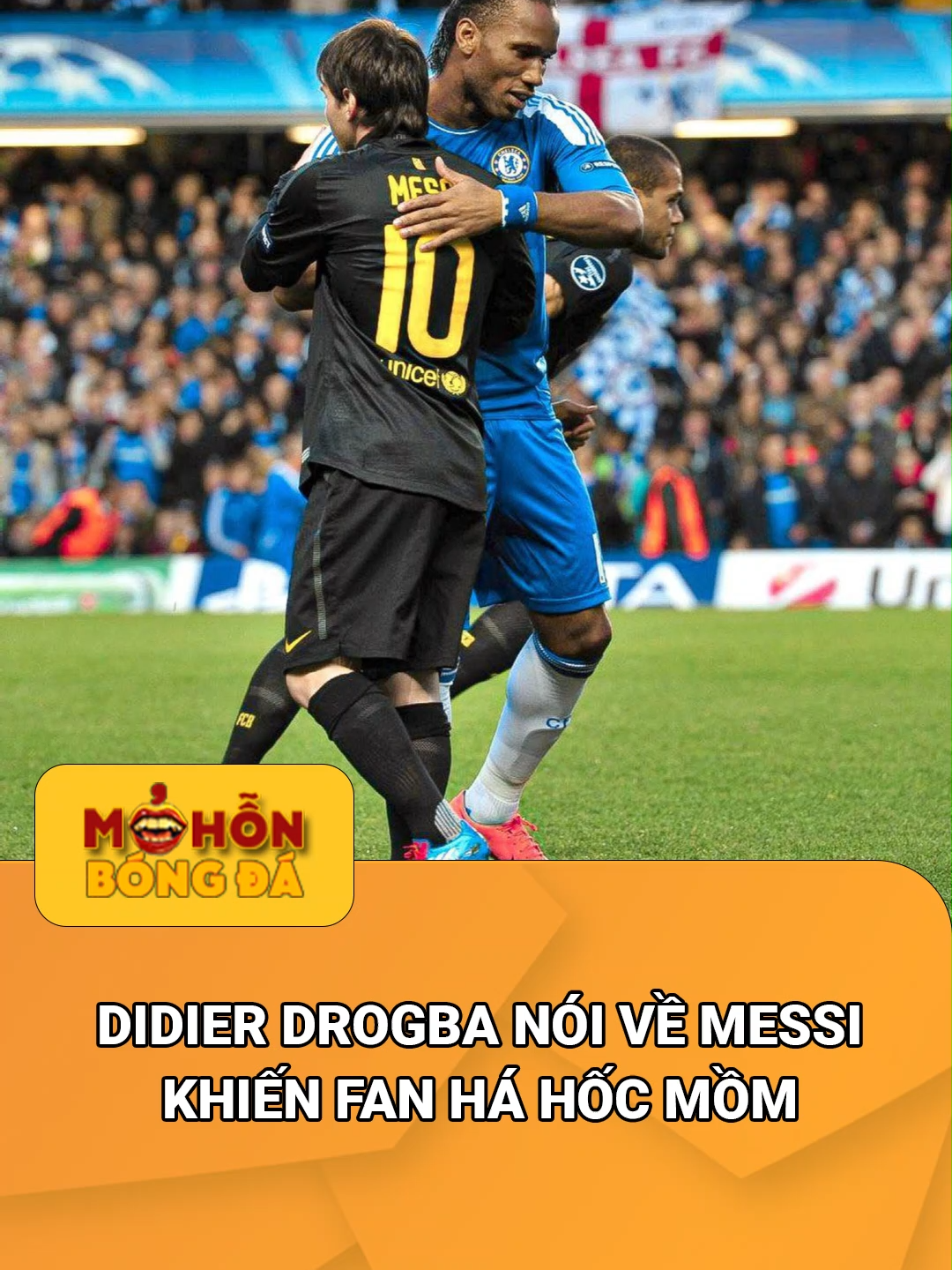 Drogba nói sự thật về Messi #bongda #messi