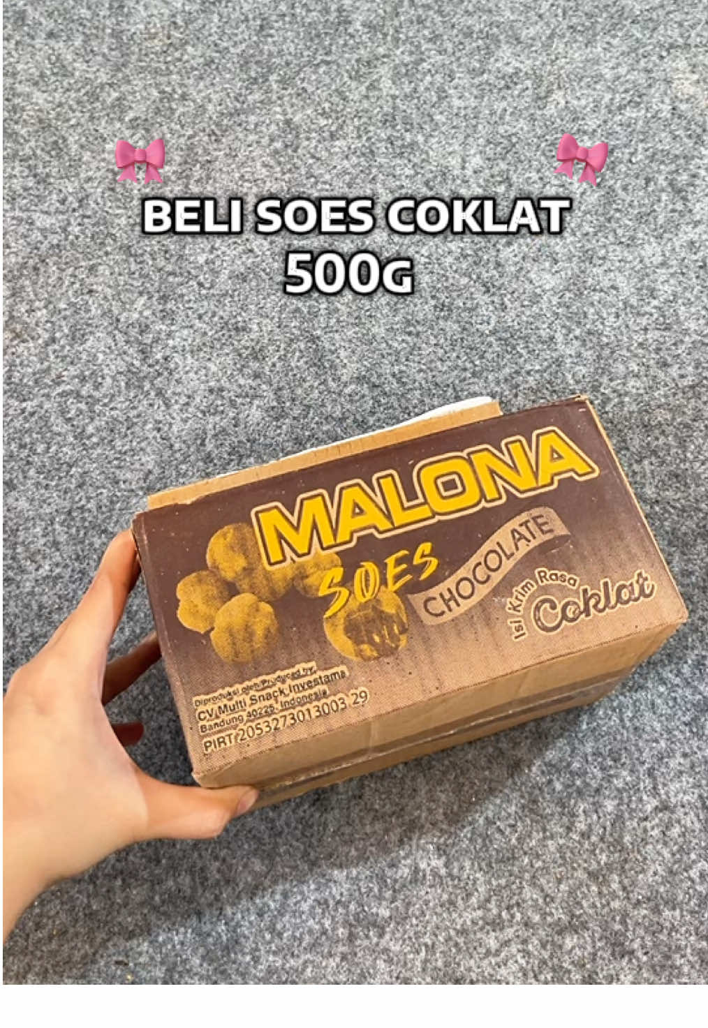 soes coklat terenak😭🍫 #soescoklat #malona #cemilan #cemilanviral #fyp #tiktok #murah #promo #trending #viralvideo 