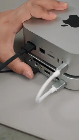 ORICO MiniLink USB4 Type C Docking Station With M2 Enclosure USB C HUB For Mac Mini M4(M49P)#orico #usb #typec #desktop #macmini #docking 