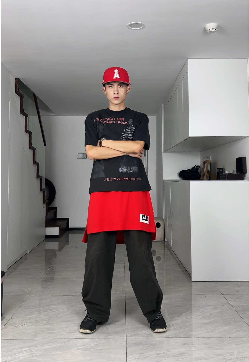 Roth T-shirt #OOTD #fitcheck #outfit #fyp #sreetwear #rose 