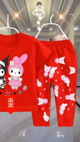 setelan piyama setelan baju anak perempuan 1-6 tahun Bunda katun cewek