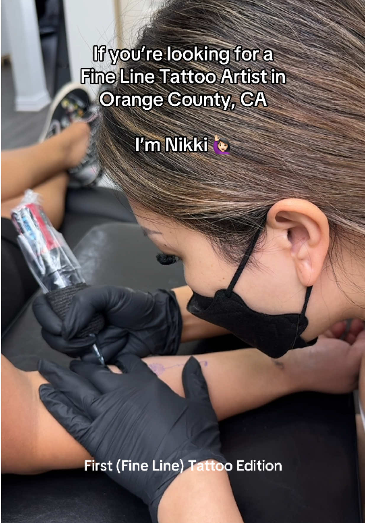 So honored to do so many “first” tattoos 🥹 📍 Garden Grove, CA 💕 Booking Sept/October 📲 TEXT 714-919-9575   #finelinetattoo #finelinetattooartist #finelinetattoos 