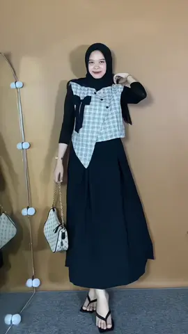 Aaaa cute bgt ga sih oneset ini🥹🫶🏻🤏🏻 #oneset #onesetrok #setpita #setelanrok #onesetviral 