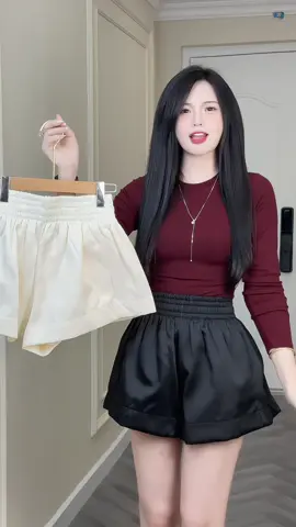 Quần short tafta có bảo hộ  #champhan #champhanreview #review #thoitrangnu #quần #shorts #tafta 