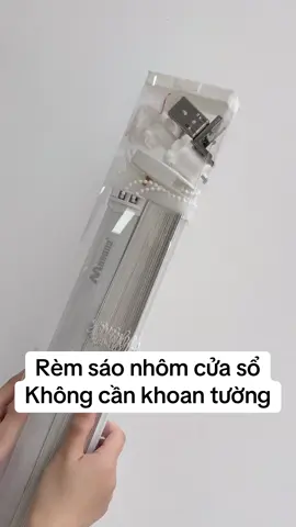 Màu trắng liệu có làm anh lo lắng …. Bôn rèm sáo nhôm không cần khoan tường siêu đẹp #decor #xuhuong #remcua #remsaonhom #remkhongkhoan 