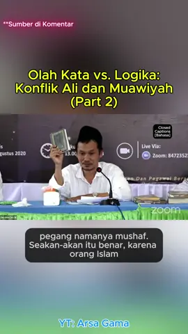 Olah Kata vs. Logika: Konflik Ali dan Muawiyah (Part 2)