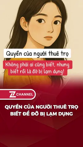 Quyền của người thuê trọ #zchannel #LearnOnTikTok 