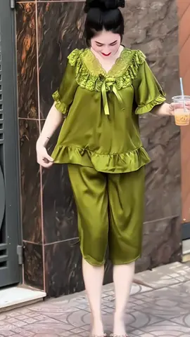 Bộ Đồ Ngủ Babydoll Nữ Mặc nhà #dongu #dongulua #dobomacnha #thoitrangnu #xuhuongtiktok 