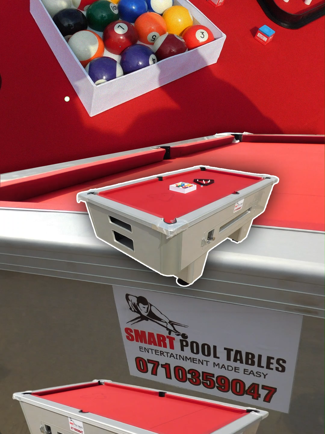 Buy a Pool table from Smart Pool tables and enjoy free accessories, increased security (all our pool tables come with a meter inserted) and long lasting quality. call 0710 359 047 or visit us in Nairobi, Kariobangi along Outer-ring road, near Kariobangi Roundabout. We have both new and 2nd hand options and all pool accessories you might need #pooltables #pooltablekenya #8ballpool #nairobi #kikuyutiktok #poolmaster #smartpooltables