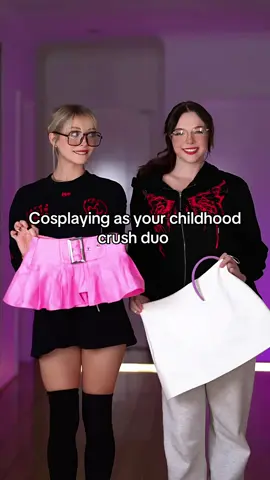 Cosplaying as your childhood crush duo 💕 #fairlyoddparents #cosplay #trixietang #veronica #trixieandveronica #cosplayduo #transition 
