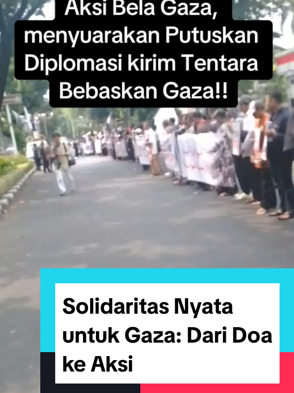 AOMI (Aliansi Organisasi Mahasiswa Islam) kembali turun ke jalan dalam Aksi Bela Gaza. Mereka menyerukan pemutusan hubungan diplomatik Indonesia-Israel, dan mendesak pengiriman pasukan untuk membebaskan Gaza. 