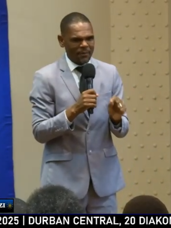 Apostle SD Mbuyazi at the Durban Sunday Service. Full sermon is available on Youtube.