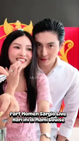seru live bunda dan papio di mami Louis🥰☺️ #sarwendahofficial ##giorgioantonioc #swettcouple #sargio #trending 