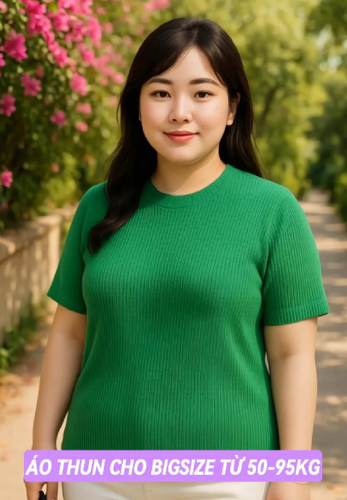 Áo thun bigsize cổ tròn tay ngắn phù hợp cho chị em từ 50–95kg, chất thun tăm gân mát lạnh, che bụng tay to khéo léo, mặc lên gọn dáng, thoải mái cả ngày. #aothunnu #aothunbigsize #tudoquocdan  @Tủ Đồ Quốc Dân  @Tủ Đồ Quốc Dân  @Tủ Đồ Quốc Dân 