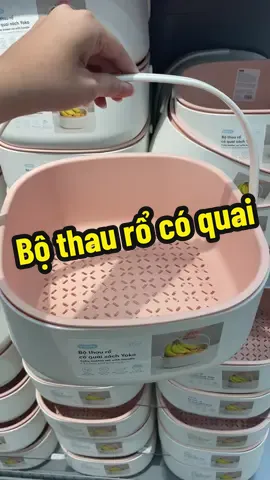 Bộ thau rổ có quai xách Inochi #thauro #bothauro #inochi 