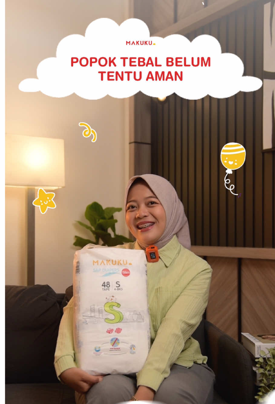 Siapa bilang yang tebal selalu lebih baik? Makuku SLIM, super tipis tapi daya serapnya maksimal.🤩 Checkout sekarang yuk bun😍 #MAKUKU #SAPdiapers #makukuantiruam 