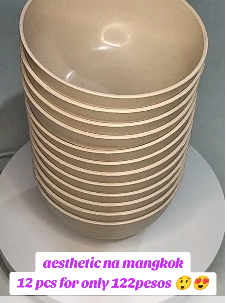 Check out mo na ito mhie! aesthetic na bowl perfect sa mga mahilig magsabaw. #tiktokshopontrend #mangkok #kitchenbowl 