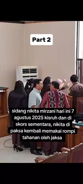 Ricuh hasil rapat nikita mirzani 7 agustus 2025 #viraltiktok #dokterrezaglowing #NIKITAMIRZANIH 