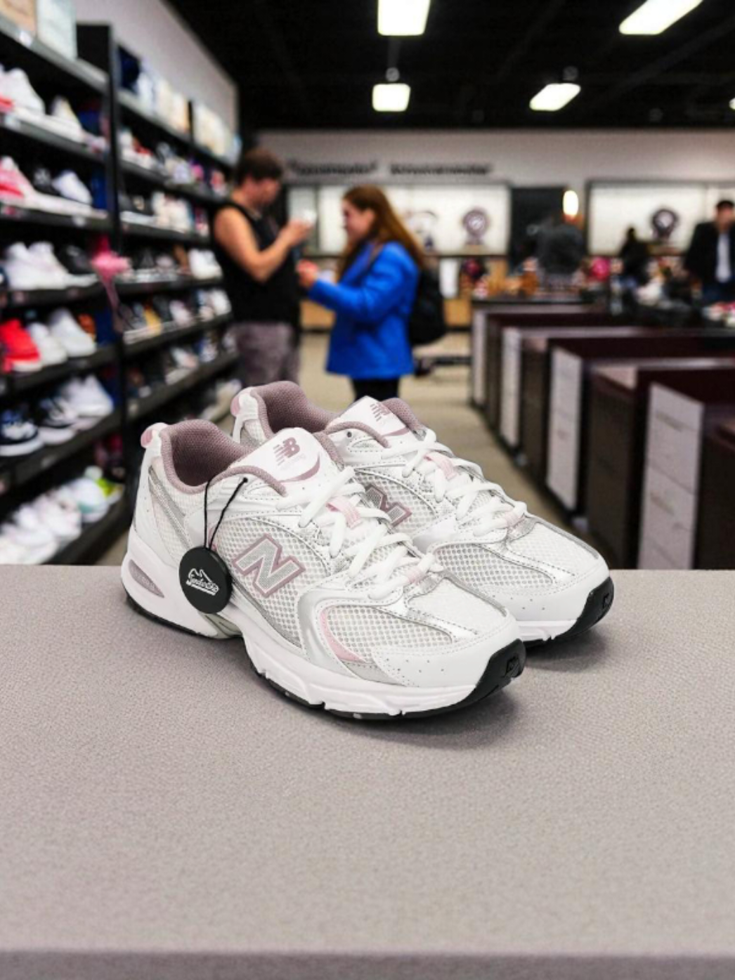 New Balance 530 White Silver Pink #sepatulari #sepatumahal #sepatuoriginal #sepatulariwanita #fypシ゚viral 